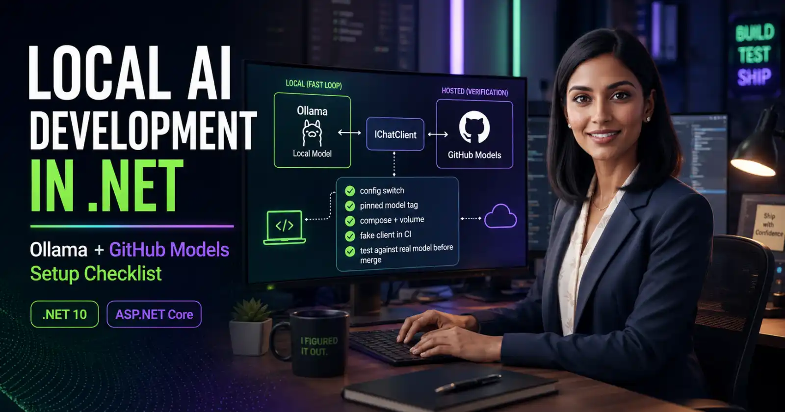 Local AI Development in .NET with Ollama and GitHub Models: A Setup Checklist
