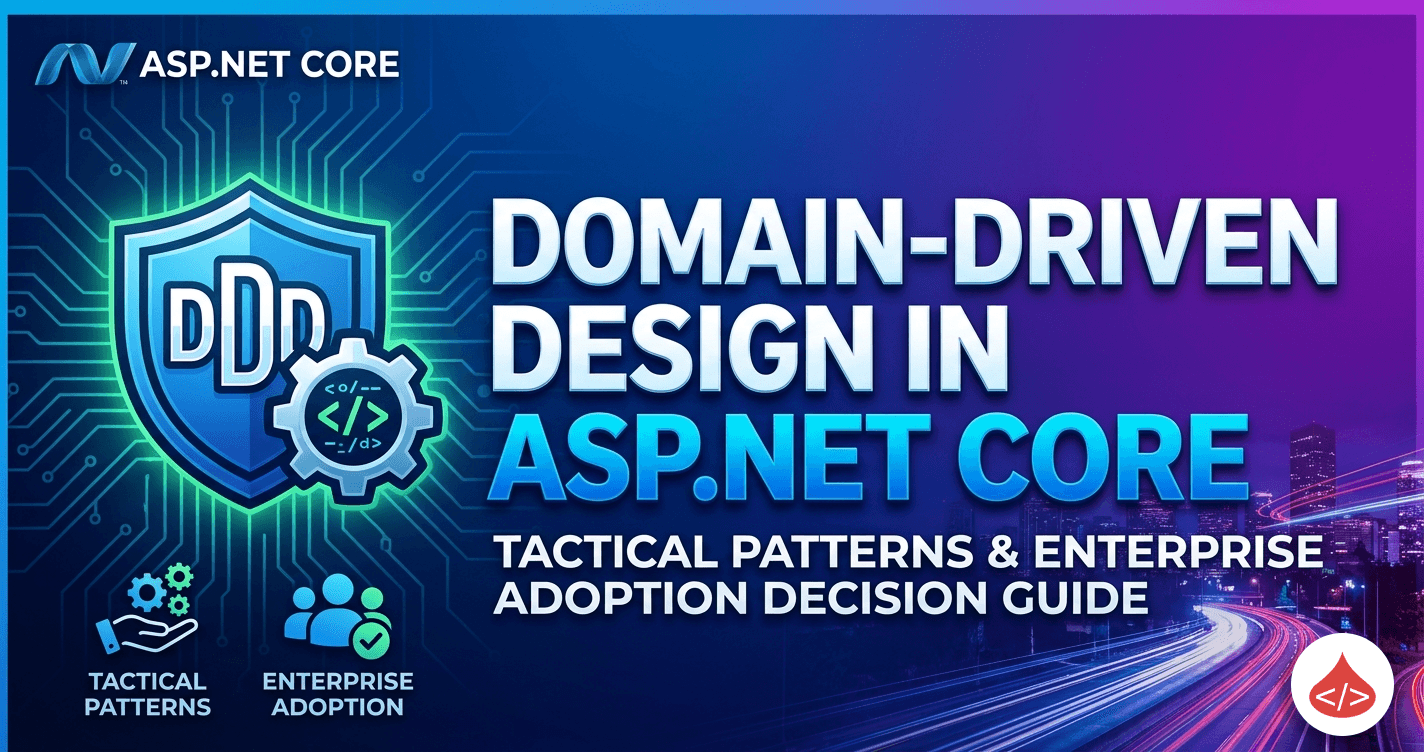 Domain-Driven Design in ASP.NET Core: Tactical Patterns and Enterprise Adoption Decision Guide