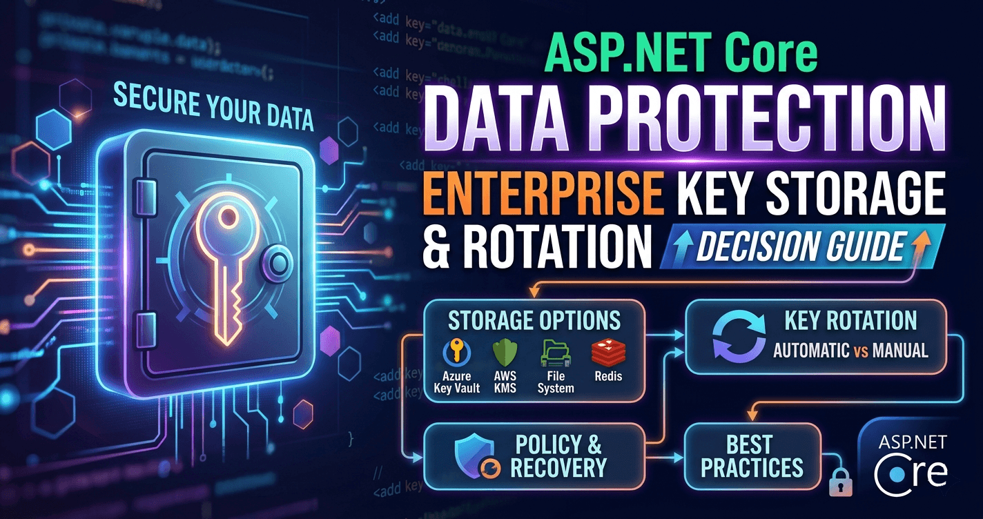 ASP.NET Core Data Protection: Enterprise Key Storage and Rotation Decision Guide