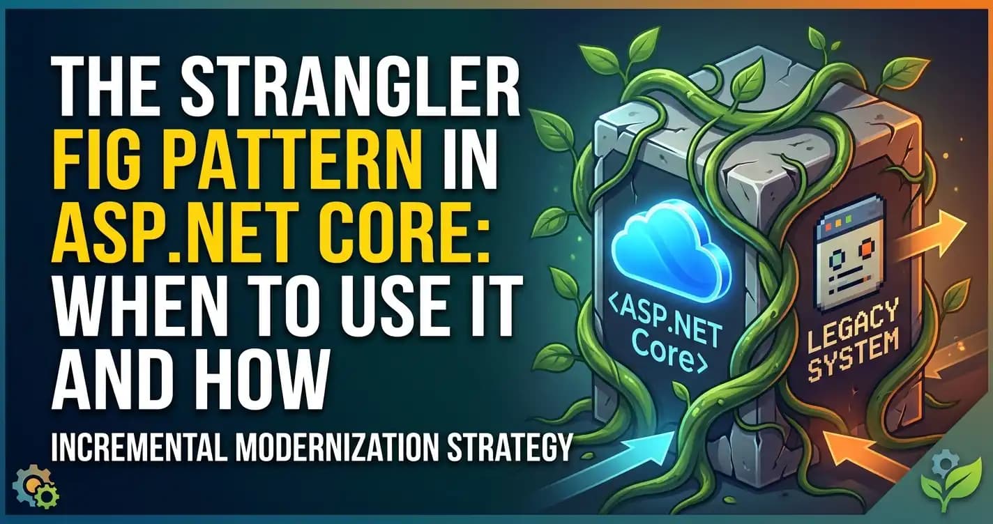 The Strangler Fig Pattern in ASP.NET Core: When to Use It and How