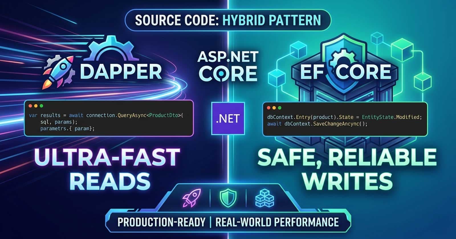 Dapper + EF Core Hybrid in ASP.NET Core: The Right Tool for Each Job