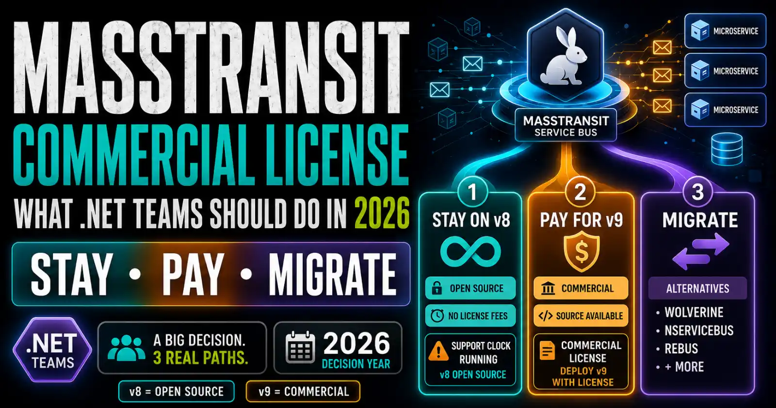 MassTransit Commercial License: What .NET Teams Should Do in 2026