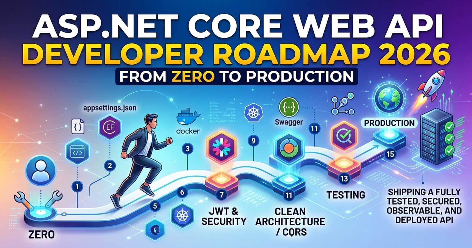 ASP.NET Core Web API Developer Roadmap 2026: From Zero to Production