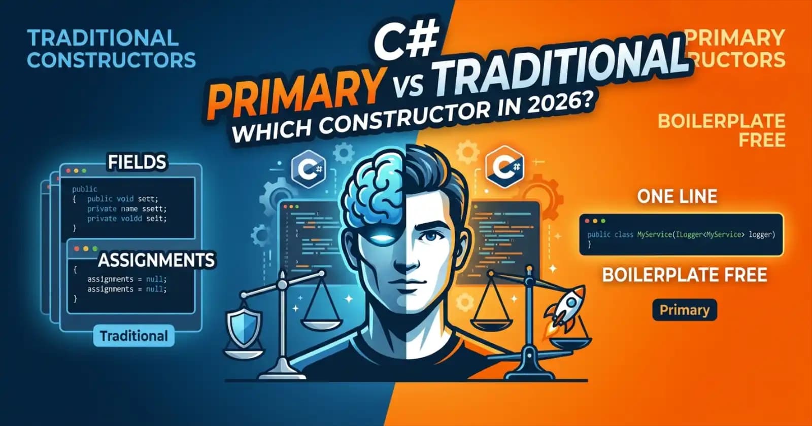 C# Primary Constructors vs Traditional Constructors in .NET: Which Should Your Team Use in 2026?