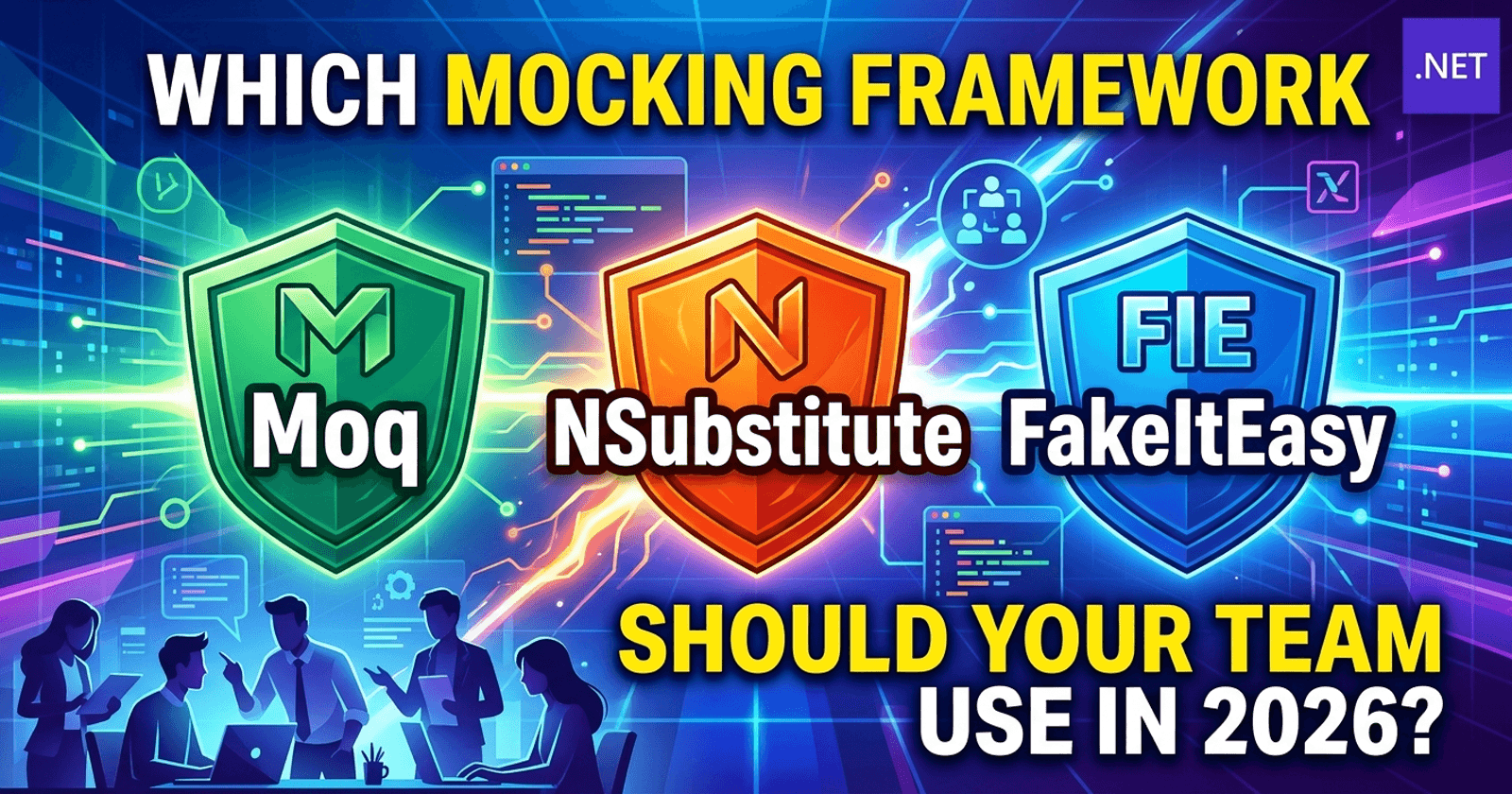 Moq vs NSubstitute vs FakeItEasy in .NET: Which Mocking Framework Should Your Team Use in 2026?