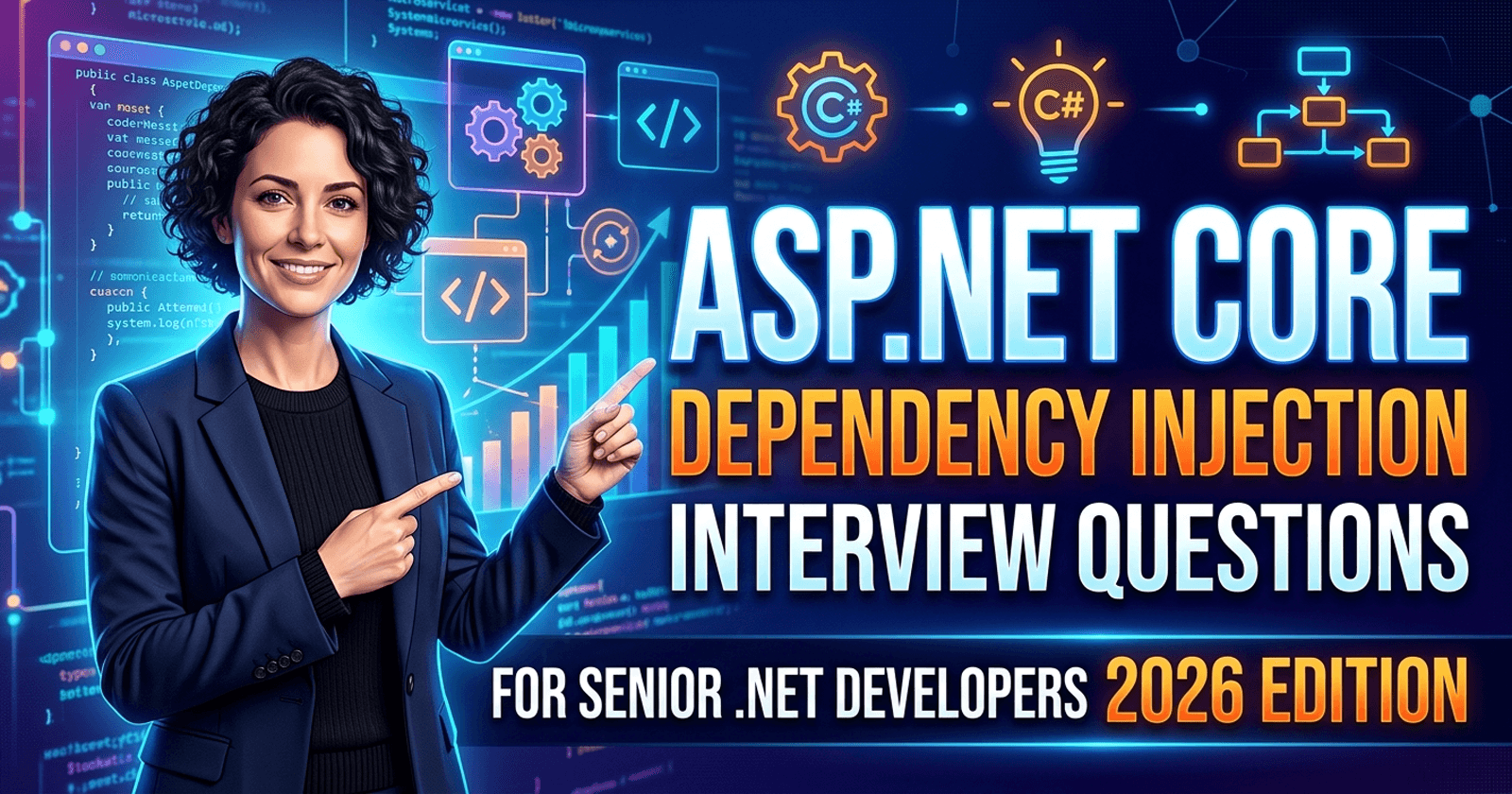 ASP.NET Core Dependency Injection Interview Questions for Senior .NET Developers (2026)