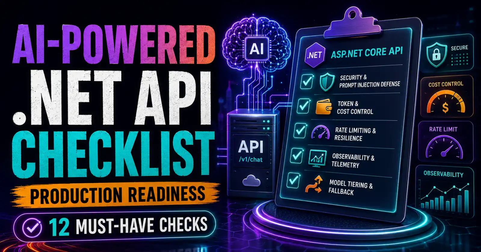 AI-Powered .NET API Production Readiness Checklist (2026)