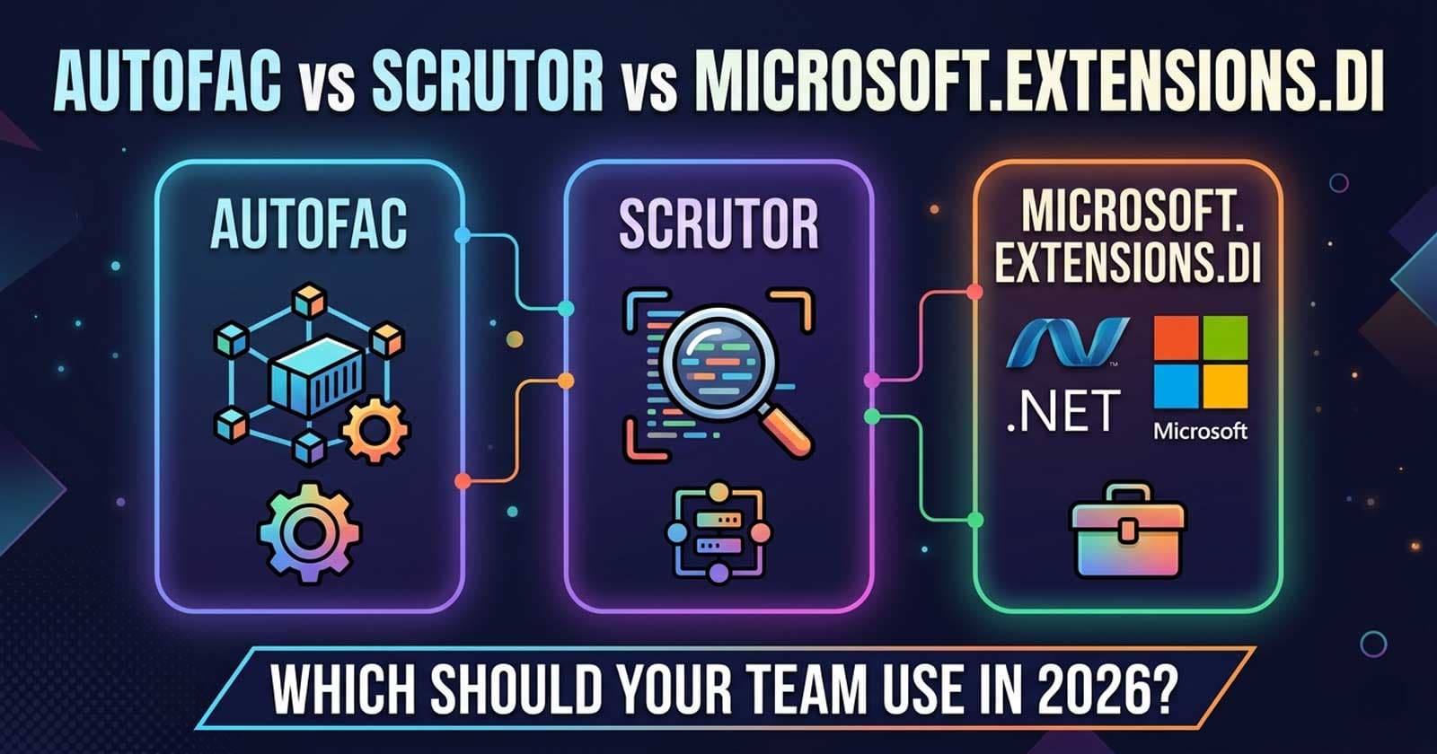Autofac vs Scrutor vs Microsoft.Extensions.DI in .NET: Which Should Your Team Use in 2026?