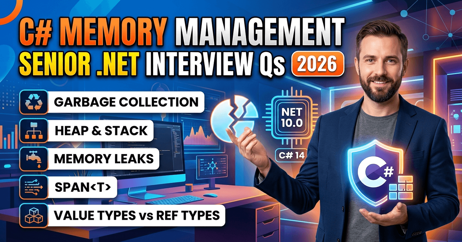 C# Memory Management Interview Questions for Senior .NET Developers (2026)