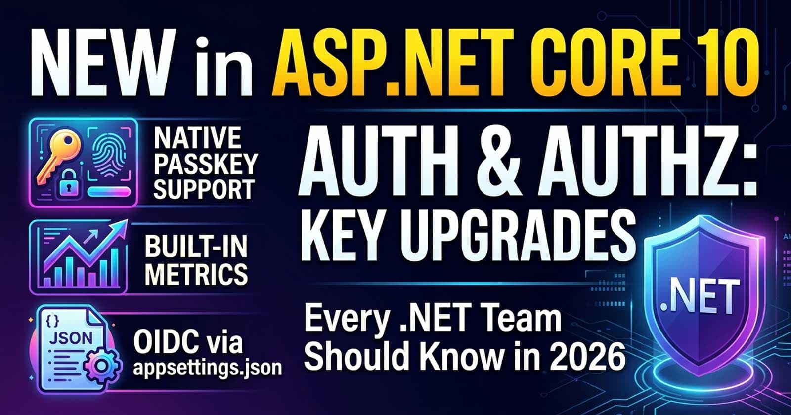 What's New in ASP.NET Core 10 Authentication & Authorization: Key Upgrades Every .NET Team Should Know in 2026