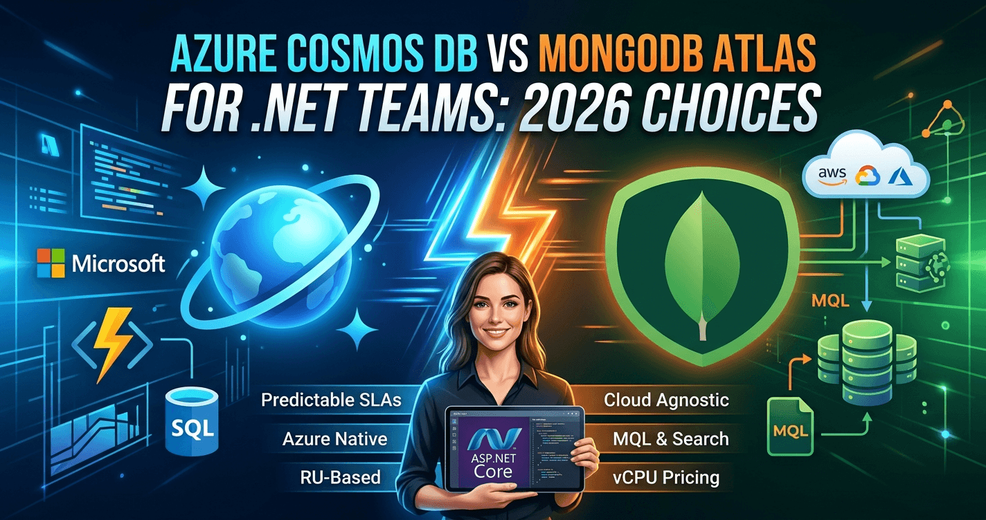 Azure Cosmos DB vs MongoDB Atlas in .NET: Which NoSQL Database Should Your Team Use in 2026?