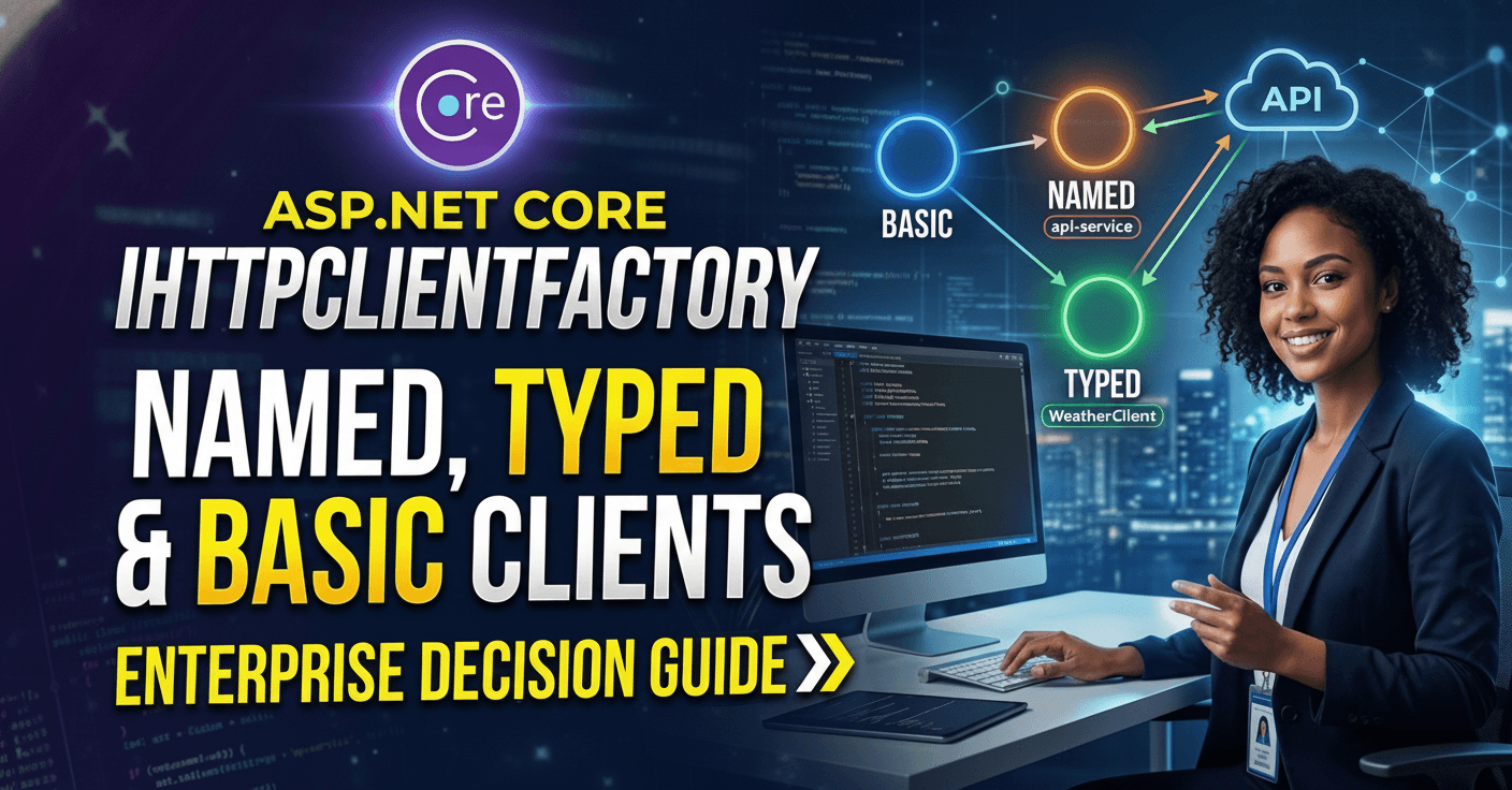 IHttpClientFactory in ASP.NET Core: Named, Typed, and Basic Clients β Enterprise Decision Guide