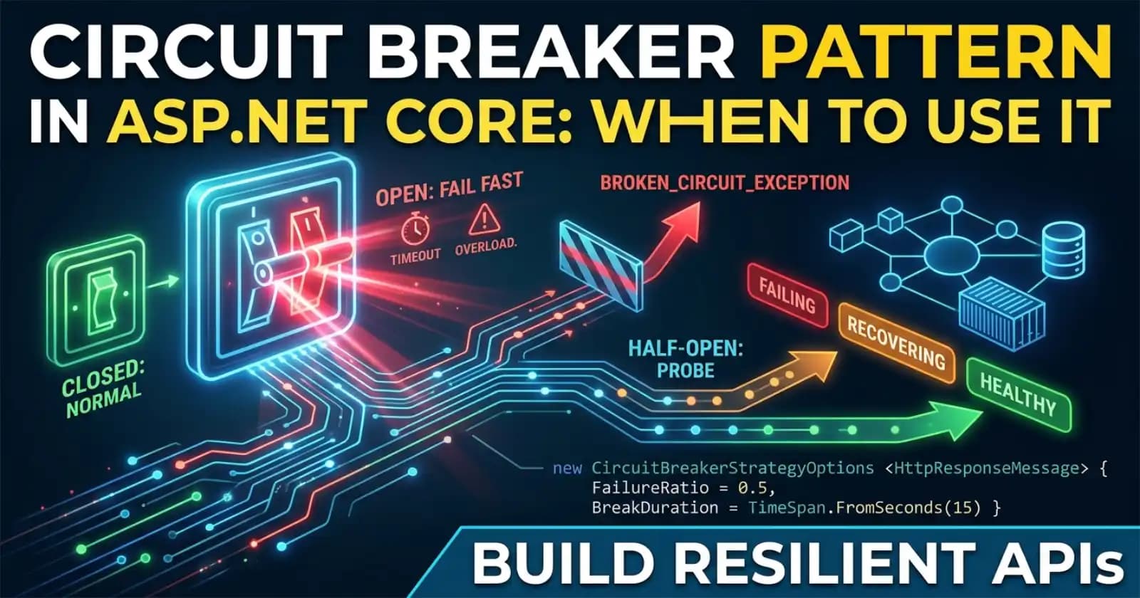 The Circuit Breaker Pattern in ASP.NET Core: When to Use It and How
