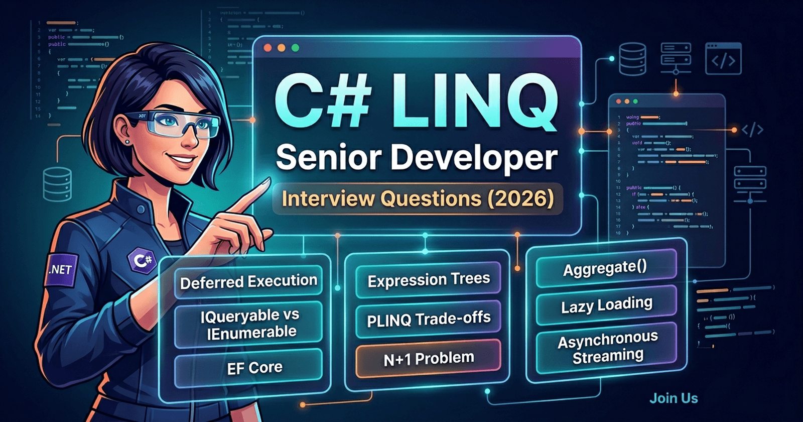 C# LINQ Interview Questions for Senior .NET Developers (2026)