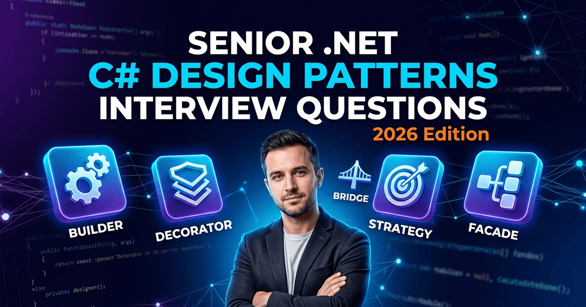 C# Design Patterns Interview Questions (2026)